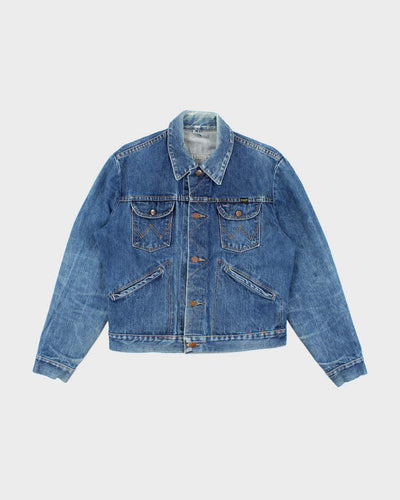Vintage 90's Lee Dark Wash Faded Denim Jacket - M