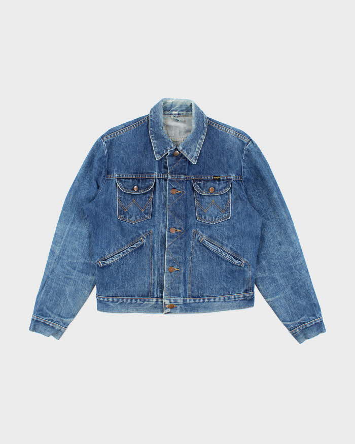 Vintage 90's Lee Dark Wash Faded Denim Jacket - M
