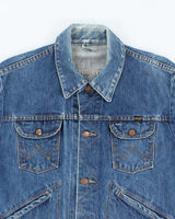 Vintage 90's Lee Dark Wash Faded Denim Jacket - M