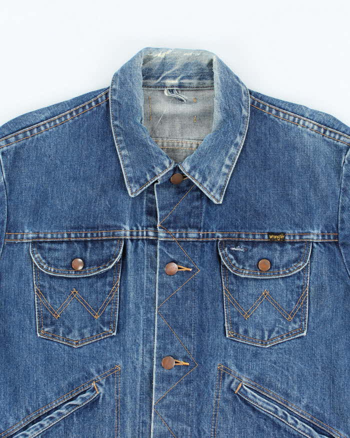 Vintage 90's Lee Dark Wash Faded Denim Jacket - M