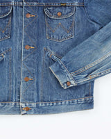 Vintage 90's Lee Dark Wash Faded Denim Jacket - M