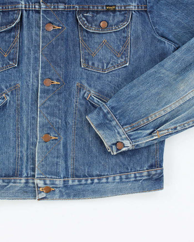 Vintage 90's Lee Dark Wash Faded Denim Jacket - M