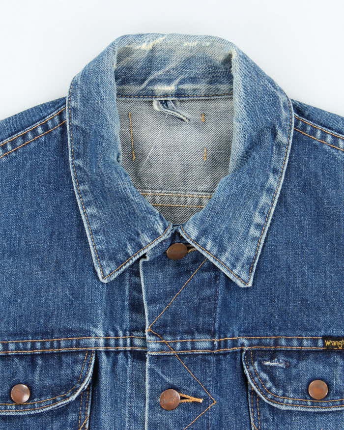 Vintage 90's Lee Dark Wash Faded Denim Jacket - M