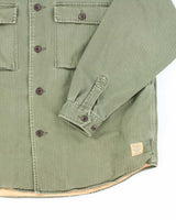 Vintage Abercrombie &amp; Fitch Military Style Lined Button Up Jacket - L