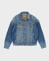 Vintage 2000's True Religion Medium Wash Denim Jacket - XL