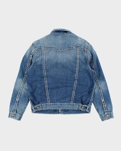 Vintage 2000's True Religion Medium Wash Denim Jacket - XL