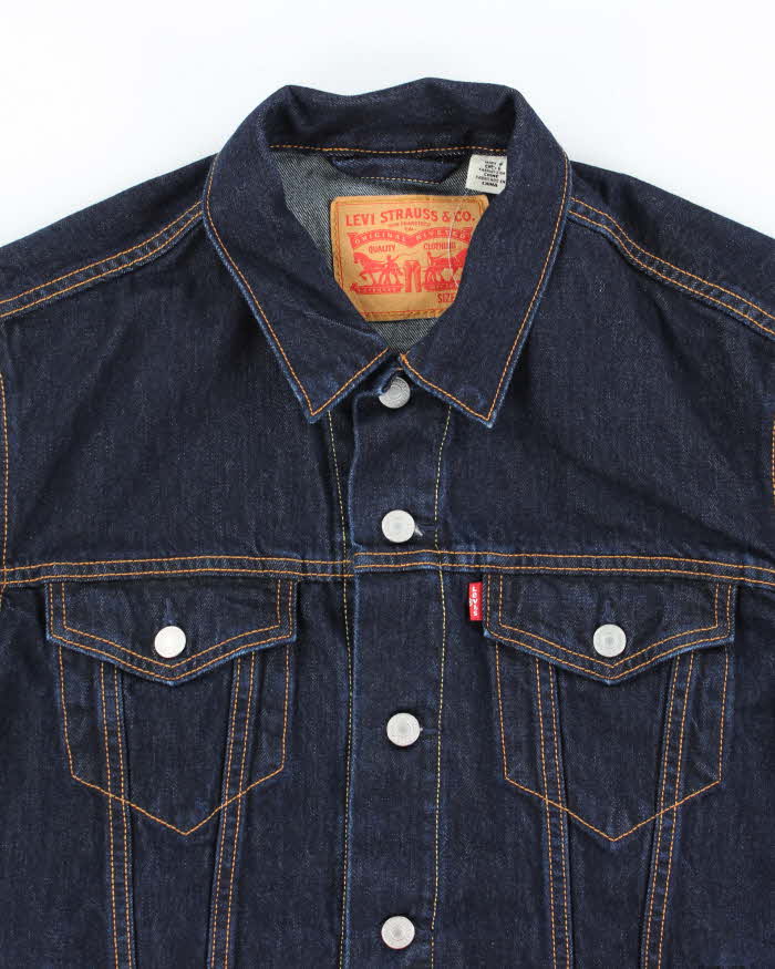 Vintage Levi's Dark Wash Denim Jacket - M