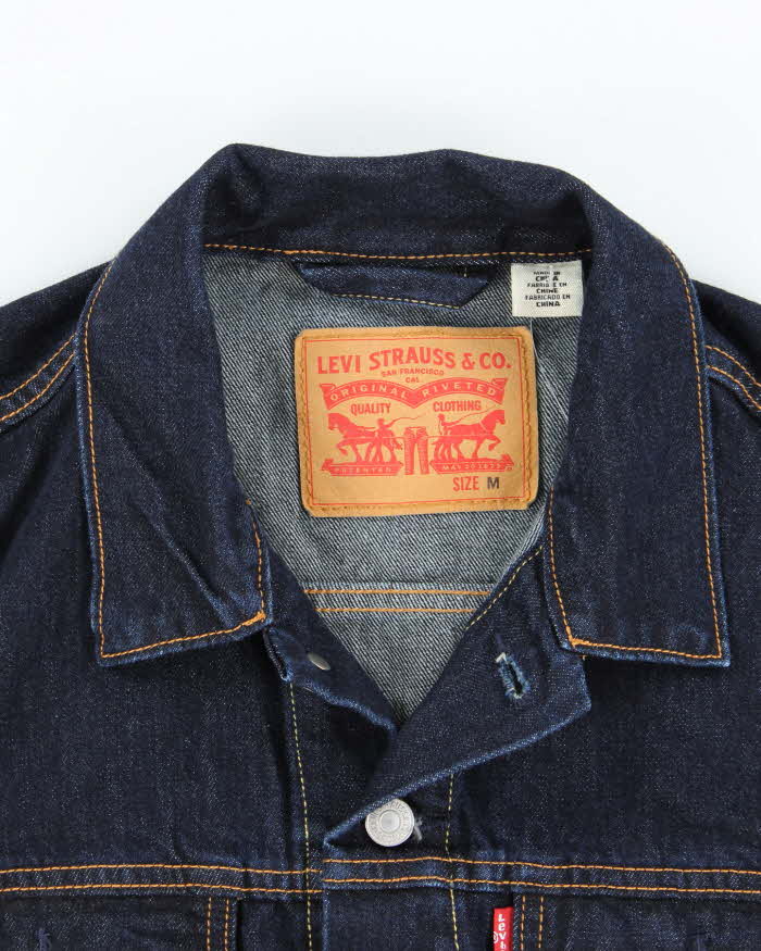 Vintage Levi's Dark Wash Denim Jacket - M