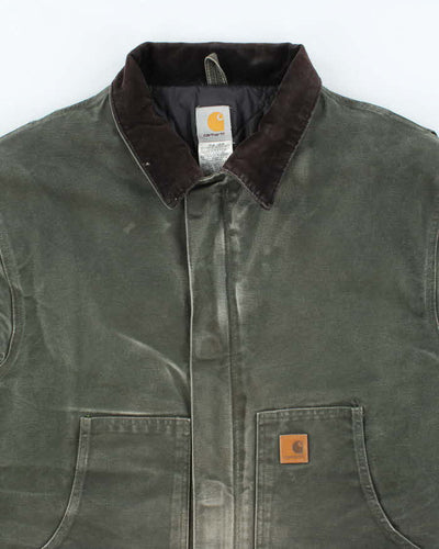 Vintage Carhartt Faded Heavyweight Lined Workwear Jacket - XXL