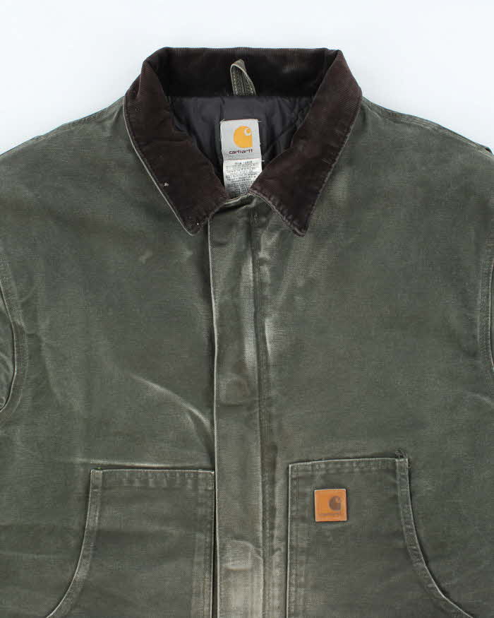 Vintage Carhartt Faded Heavyweight Lined Workwear Jacket - XXL