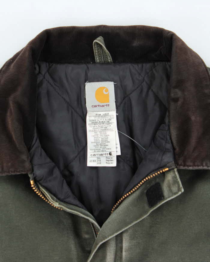 Vintage Carhartt Faded Heavyweight Lined Workwear Jacket - XXL