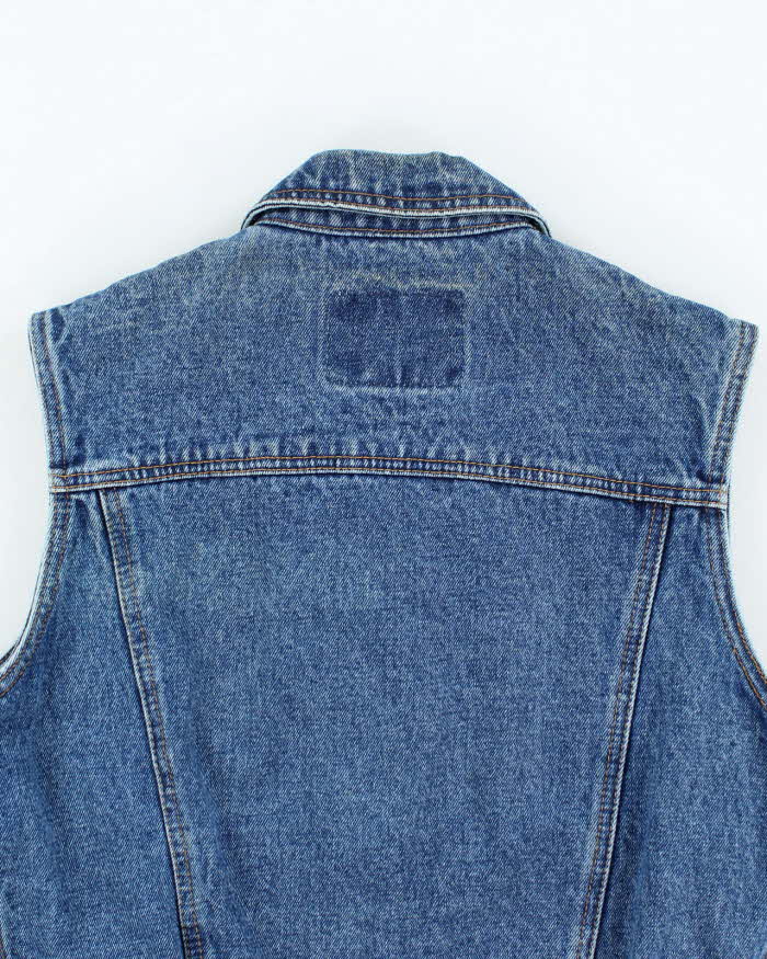 Vintage 2000's Columbia Dark Wash Denim Gilet - S