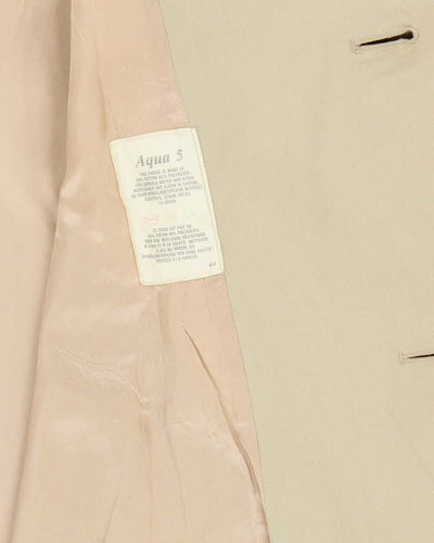 Vintage 90's Aquascutum Button Up Long Coat - L
