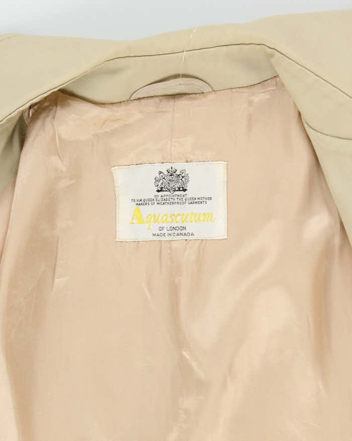 Vintage 90's Aquascutum Button Up Long Coat - L