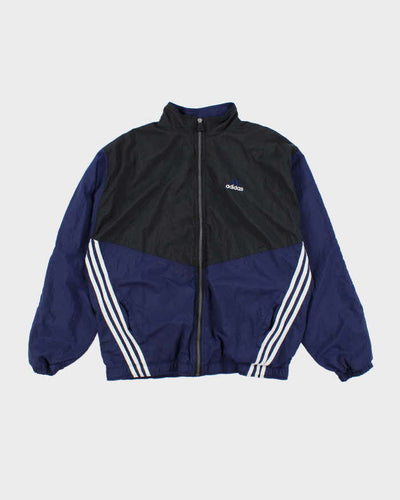 Vintage Y2K Adidas Embroidered Logo Windbreaker Jacket - L