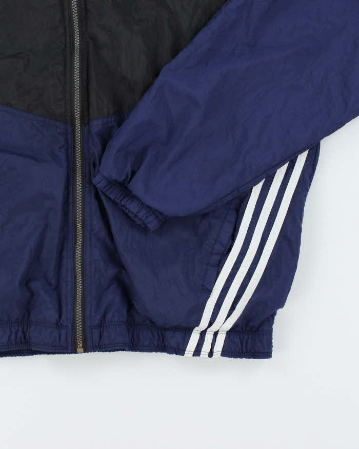 Vintage Y2K Adidas Embroidered Logo Windbreaker Jacket - L