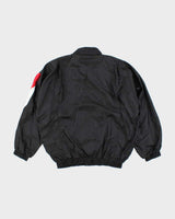 Vintage 90's Umbro Patterned Embroidered Logo Windbreaker Jacket - L