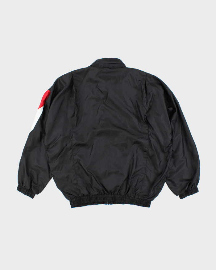 Vintage 90's Umbro Patterned Embroidered Logo Windbreaker Jacket - L