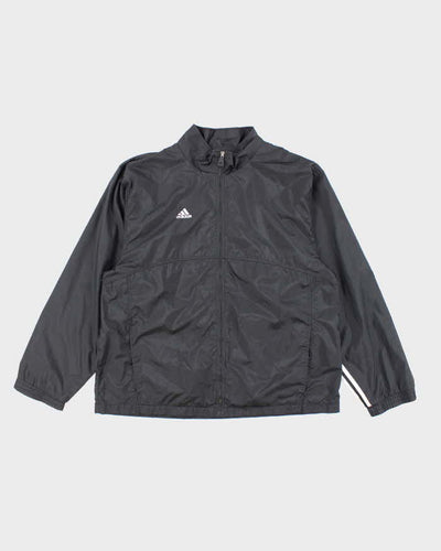 Vintage Y2K Adidas Three Striped Windbreaker Jacket - XL