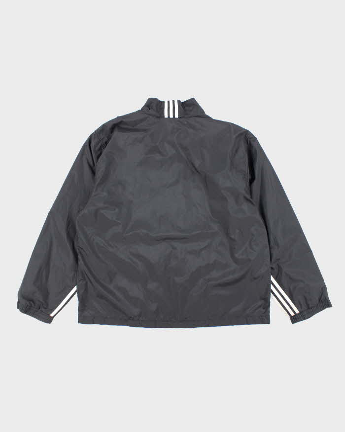 Vintage Y2K Adidas Three Striped Windbreaker Jacket - XL