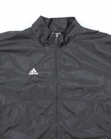 Vintage Y2K Adidas Three Striped Windbreaker Jacket - XL