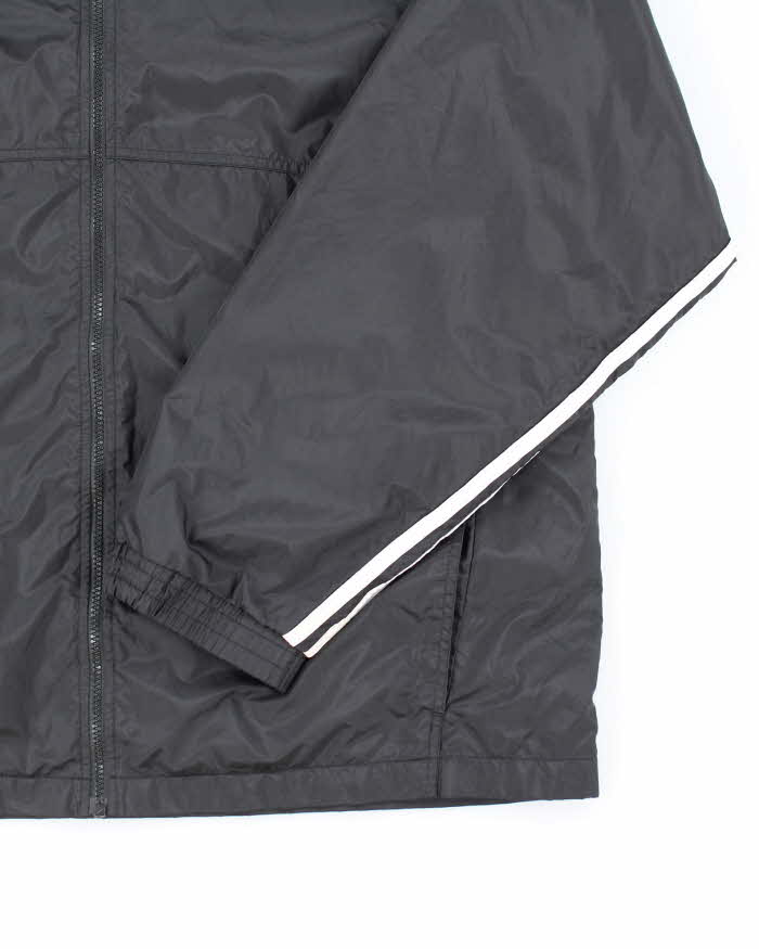 Vintage Y2K Adidas Three Striped Windbreaker Jacket - XL