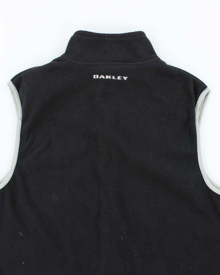 Vintage 2000's Oakley Embroidered Logo Fleece Gilet Jacket - S