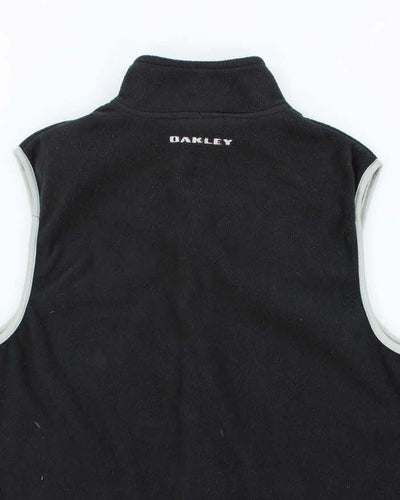Vintage 2000's Oakley Embroidered Logo Fleece Gilet Jacket - S