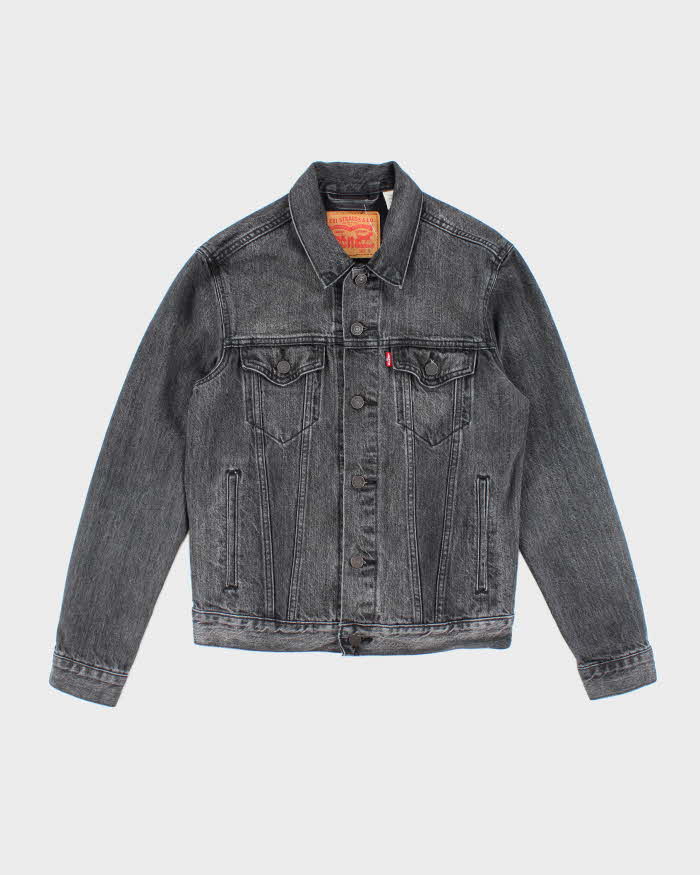 Vintage 2000's Levi's Grey Stone Wash Denim Jacket - S