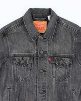 Vintage 2000's Levi's Grey Stone Wash Denim Jacket - S