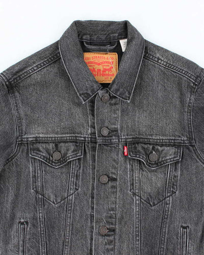 Vintage 2000's Levi's Grey Stone Wash Denim Jacket - S