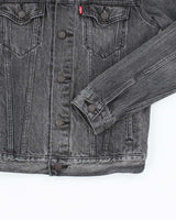 Vintage 2000's Levi's Grey Stone Wash Denim Jacket - S