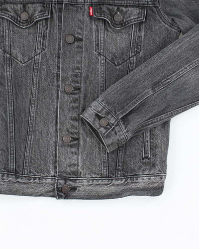 Vintage 2000's Levi's Grey Stone Wash Denim Jacket - S