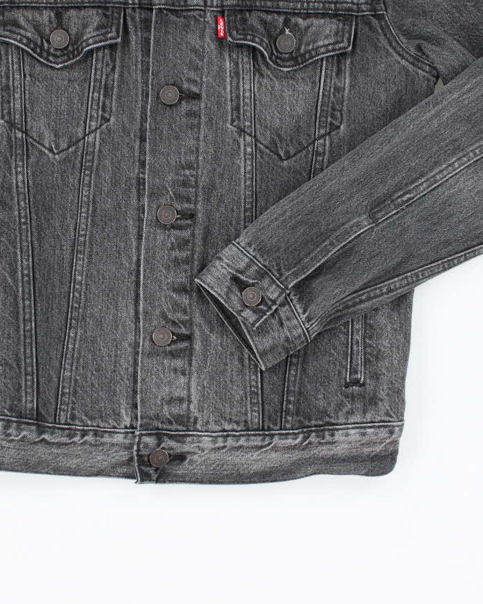 Vintage 2000's Levi's Grey Stone Wash Denim Jacket - S
