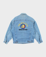 Vintage 2000's The Bulldog Vancouver Embroidered Denim Jacket - S