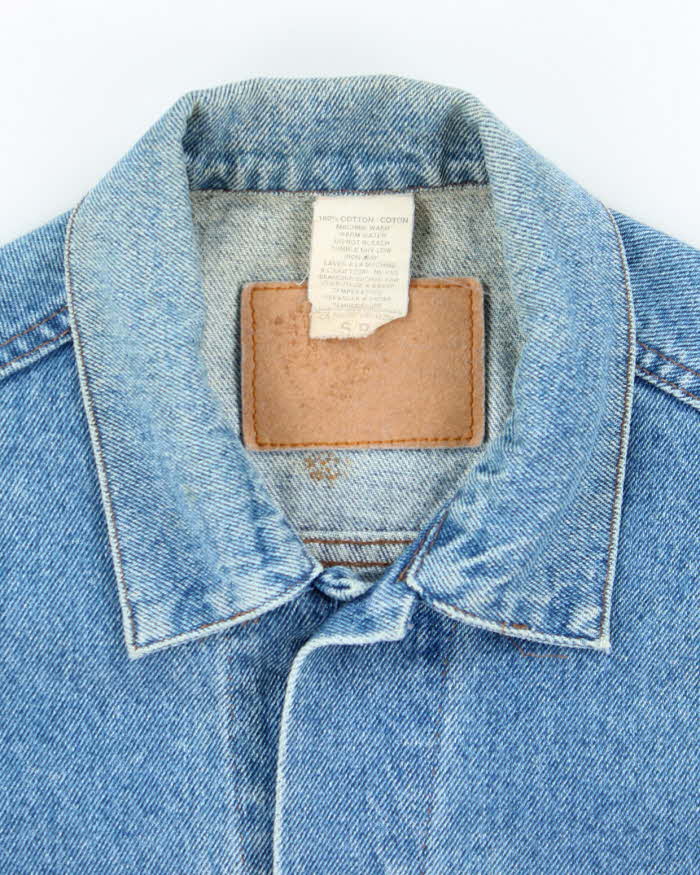 Vintage 2000's The Bulldog Vancouver Embroidered Denim Jacket - S