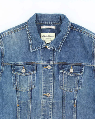 Vintage Y2K Eddie Bauer Dark Wash Denim Jacket - M