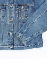Vintage Y2K Eddie Bauer Dark Wash Denim Jacket - M