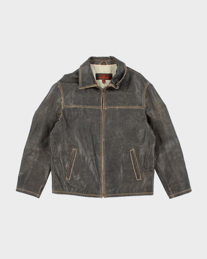 Vintage Danier Brown Leather Jacket - L