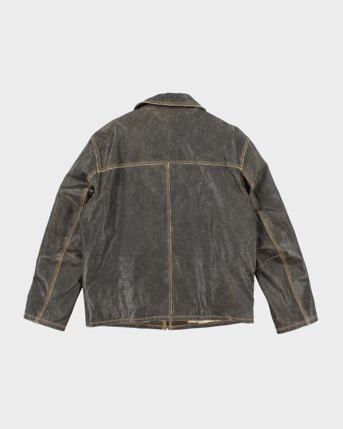 Vintage Danier Brown Leather Jacket - L