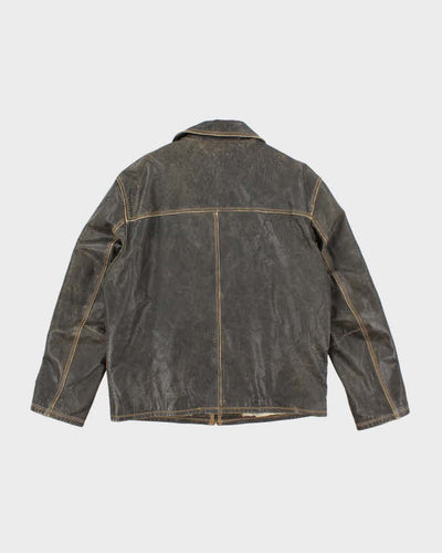 Vintage Danier Brown Leather Jacket - L