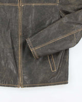 Vintage Danier Brown Leather Jacket - L