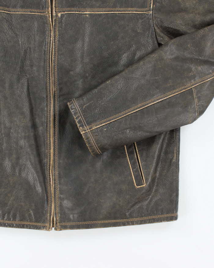 Vintage Danier Brown Leather Jacket - L