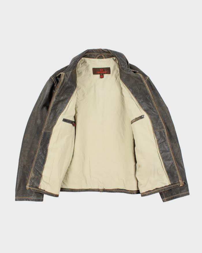 Vintage Danier Brown Leather Jacket - L
