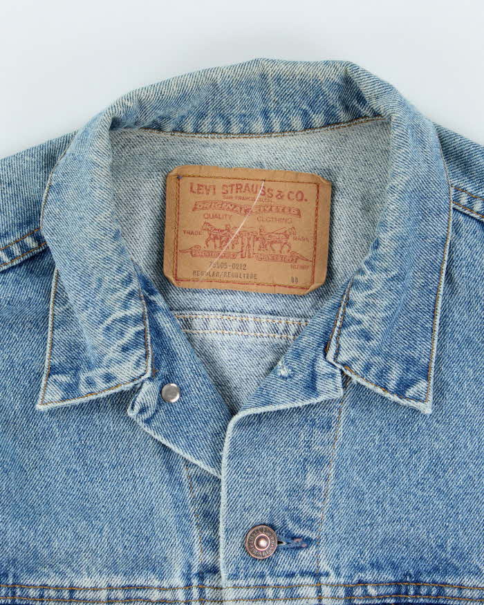 Vintage 90's Levi's Light Wash Denim Jacket - L