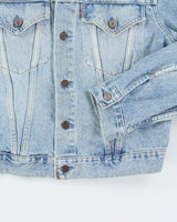 Vintage 90's Levi's Light Wash Denim Jacket - L