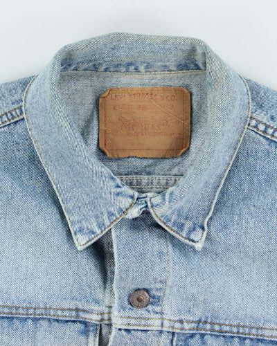 Vintage 90's Levi's Light Wash Denim Jacket - L