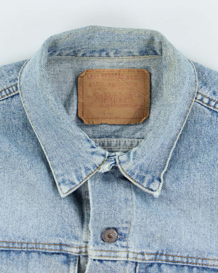 Vintage 90's Levi's Light Wash Denim Jacket - L