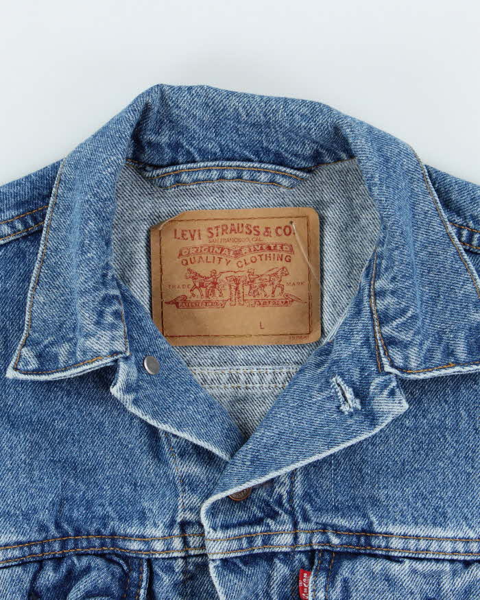 Vintage 90's Levi's Medium Wash Denim Jacket - L