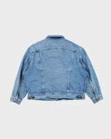 Vintage 90's Lee Oversized Medium Wash Denim Jacket - L